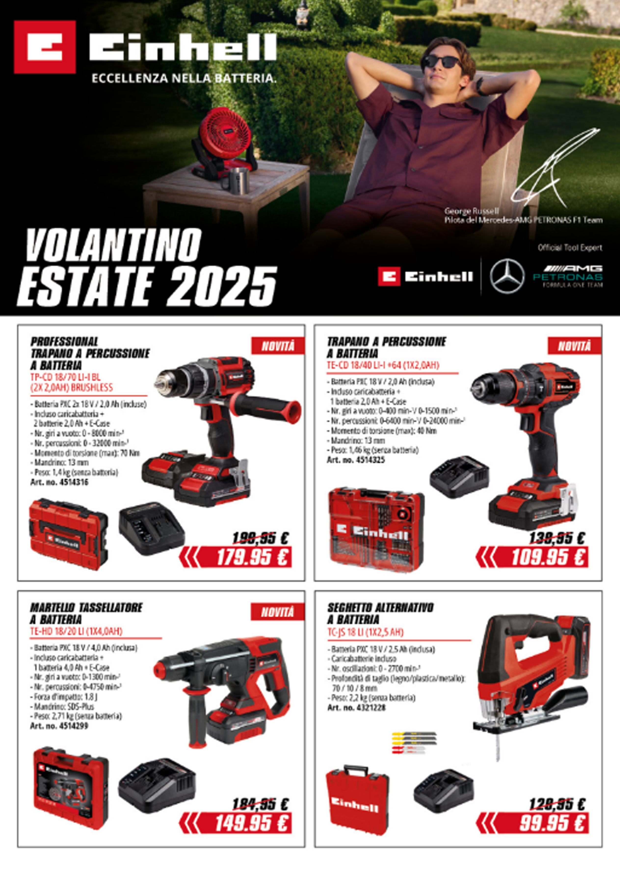 volantino einhell
