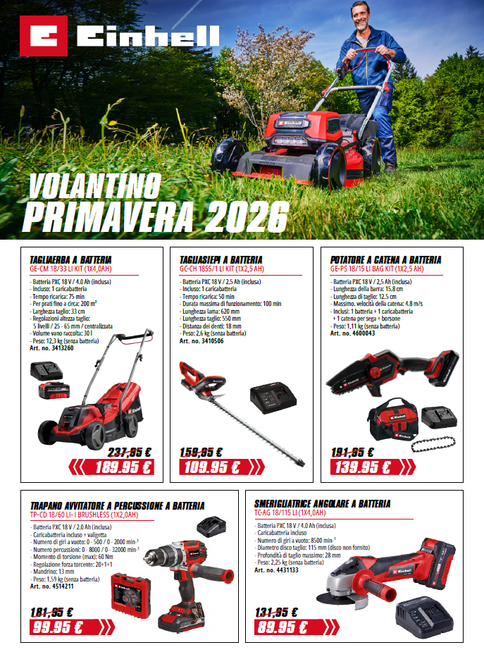 volantino einhell
