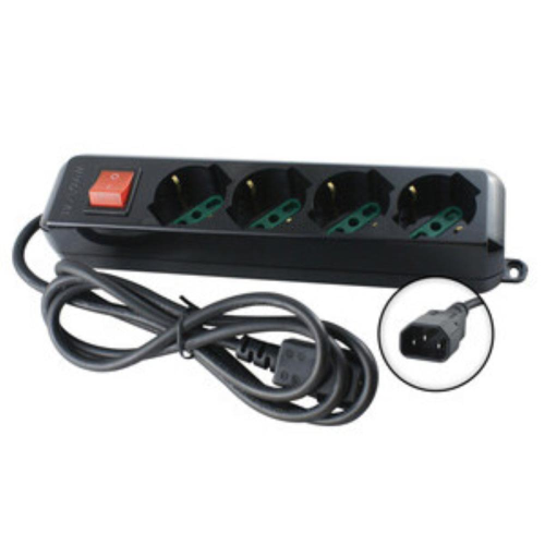 Multipresa 4bip/sch+interr spina iec gruppo cont