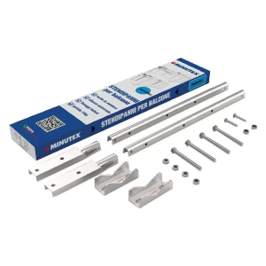 Stendibiancheria da balcone ribaltabile conf 2 pz