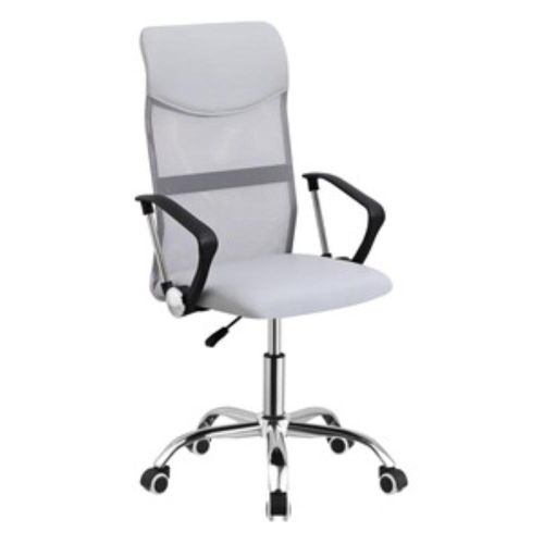 Poltrona direzionale a gas c/braccioli classy grigio