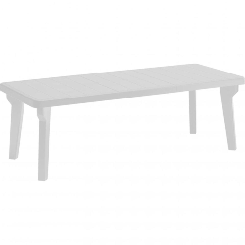 Tavolo bergen 160/220x90xh74cm bianco