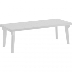 Tavolo bergen 160/220x90xh74cm bianco