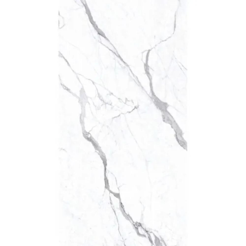 Pannello Murale in UV Effetto Marmo Lucido cm.120x61x0,3 Bianco