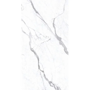 Pannello Murale in UV Effetto Marmo Lucido cm.120x61x0,3 Bianco