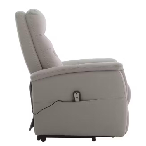 Poltrona Recliner soft 2 motori tessuto beige  