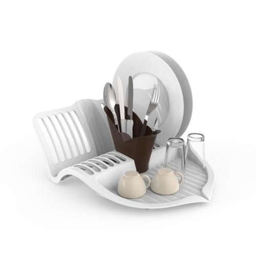 Scolapiatti tortora bianco