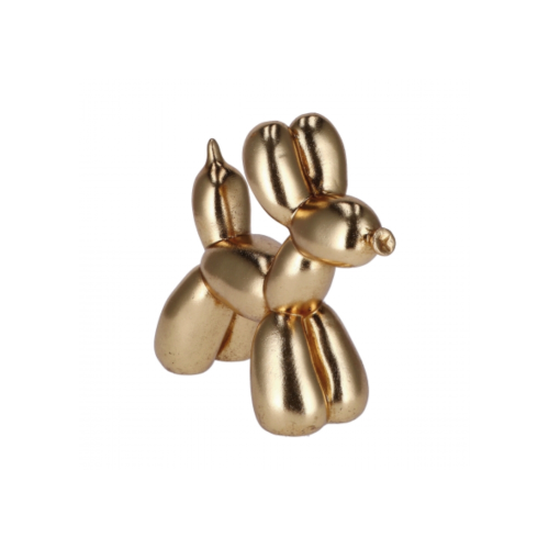 Decorazione in resina mod cane palloncino-ass. 4 colori
