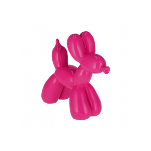 Decorazione in resina mod cane palloncino-ass. 4 colori