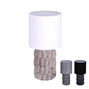 Lampada con base in ceramica Nas ass. 3 colori