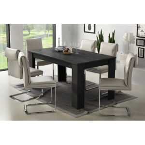 Tavolo Ulrich III Nero Allungabile 140/200x88x75H