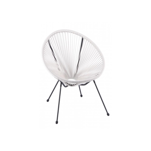Sedia da esterno bianco cm 68x62xh82 