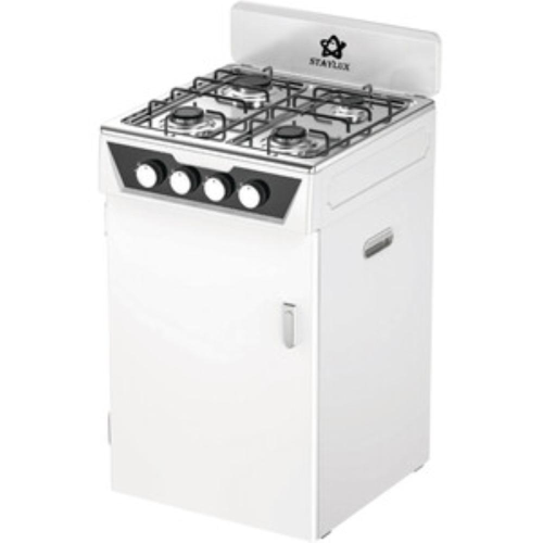 Cucina 4 fuochi con portabombola Bianco