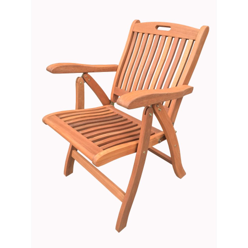 Sedia pieghevole legno balau 3pos