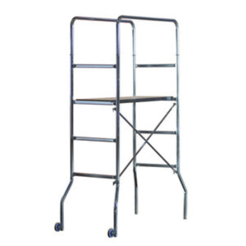 Trabattello acciaio zinc trio 60x130xh188 cm