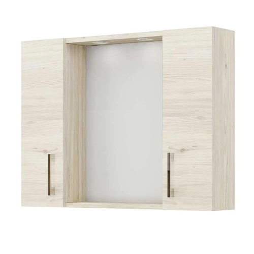Specchio da bagno 2a rovere ghiaccio