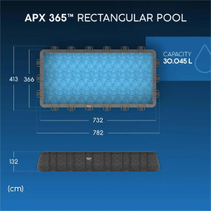 Piscina APX 365 da 732x366x132 cm