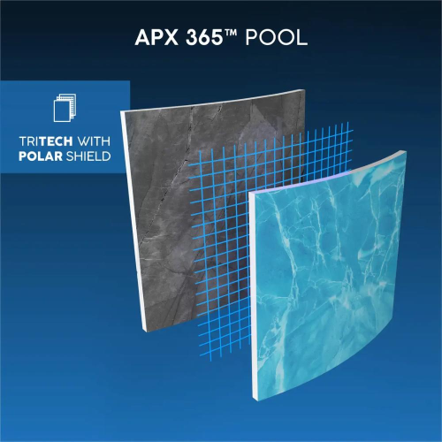 Piscina APX 365 da 732x366x132 cm
