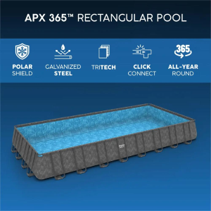 Piscina APX 365 da 956x488x132 cm