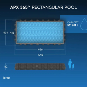 Piscina APX 365 da 956x488x132 cm