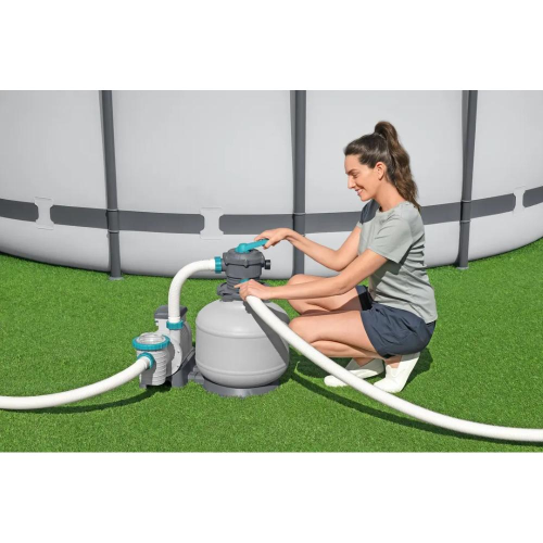 Pompa filtro a sabbia per piscina da 11.355 L/H