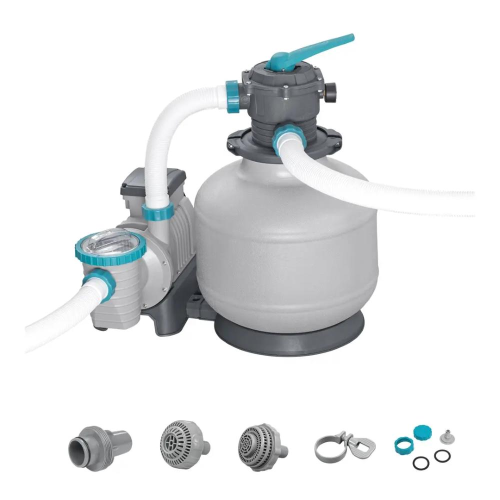 Pompa filtro a sabbia per piscina da 11.355 L/H