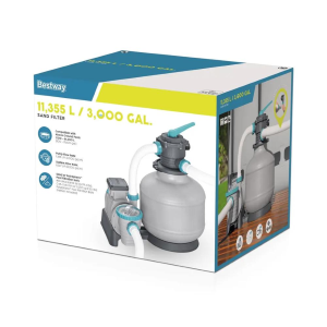 Pompa filtro a sabbia per piscina da 11.355 L/H