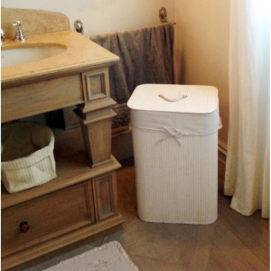 Cesto Porta Biancheria Rettangolare Grigio