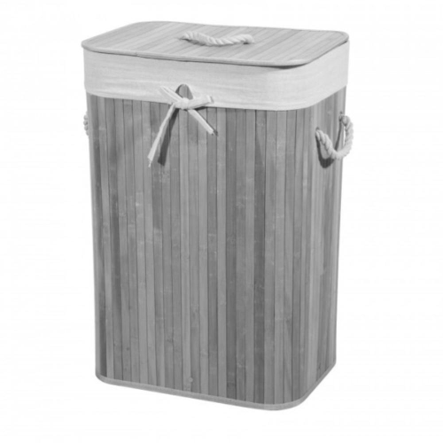 Cesto Porta Biancheria Rettangolare Grigio