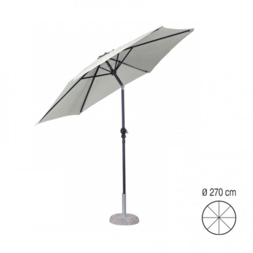 Ombrellone Rotondo D.270 Ecru