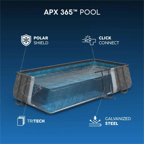 Piscina APX 365 da 549x274x132 cm