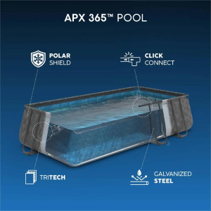 Piscina APX 365 da 549x274x132 cm