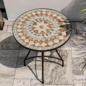 Tavolo Mosaico Rotondo Mod. Classic Design Ø60Cm