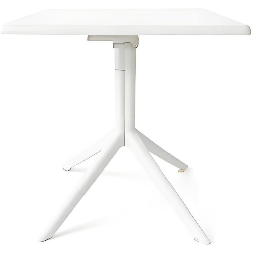 Tavolo Calahonda Top Pieghevole 70X70Xh.75Cm Bianco