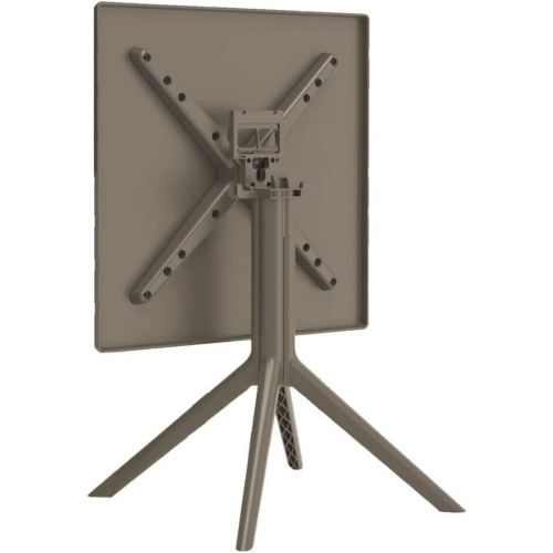 Tavolo Calahonda Top Pieghevole 70X70Xh.75Cm Tortora