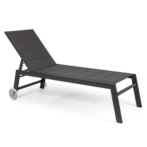 Lettino Da Sole Estate Cm 198X65X35H Antracite