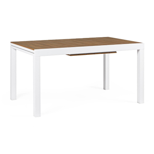 Tavolo In Polietilene Cm 160 - 240X90X75H Bianco