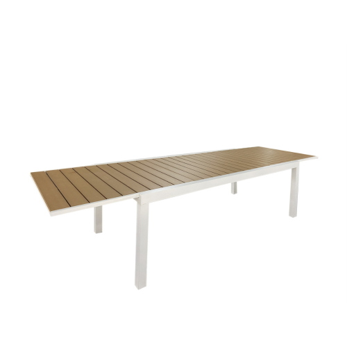 Tavolo In Polietilene Cm 160 - 240X90X75H Bianco