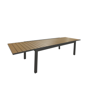 Tavolo In Polietilene Cm 160 - 240X90X75H Antracite