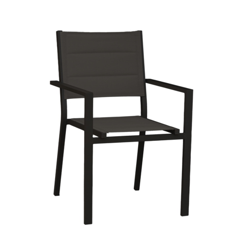 Sedia poltrona con braccioli Cm 62X56X87H Antracite