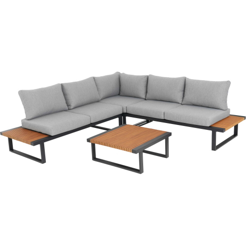 Set Divano Angolare Hills Antracite