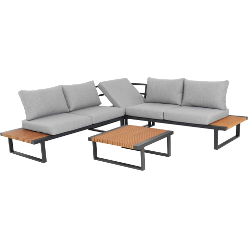 Set Divano Angolare Hills Antracite