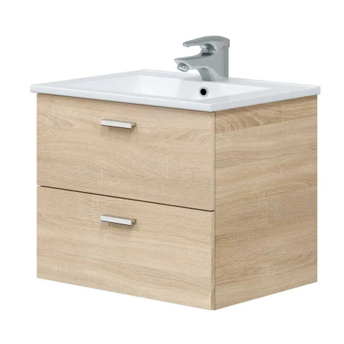 Mobile bagno eco kit 60 2c rovere c