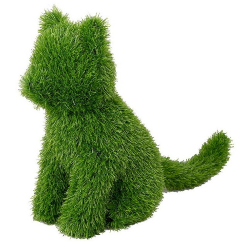 Cespuglio sempreverde a forma di gatto misura m