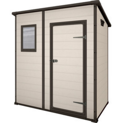 Casetta keter manor pent eff legno 183x111x200 beige