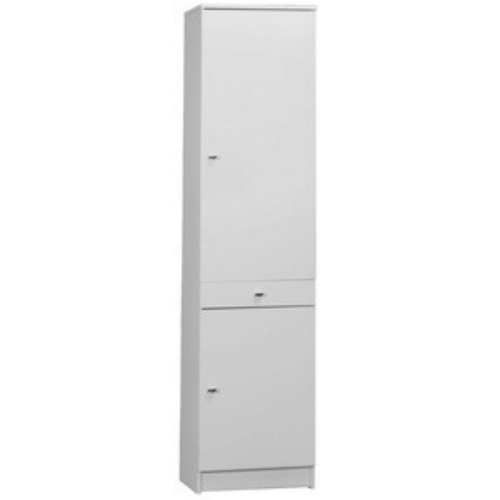 Mobile 2 ante + 1 cassetto 46x34x183 bianco lacc. 452tl