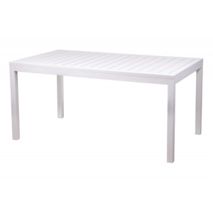 Tavolo alluminio Ever Cm 200 - 300X100X75H Bianco