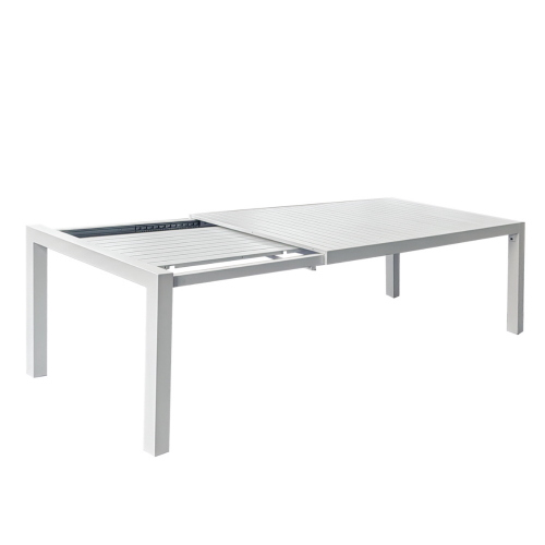 Tavolo alluminio Telex Cm 184 - 242X90X75H Bianco