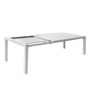 Tavolo alluminio Telex Cm 230 - 300X100X75H Bianco