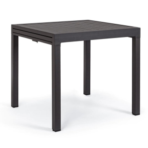 Tavolo alluminio Doppio Cm 83 - 166X80X75H Antracite